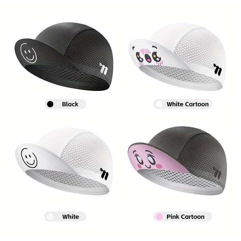 1pc WEST BIKING Quick-Dry Cycling Cap with Brim Breathable Lightweight Sports Hat for Running