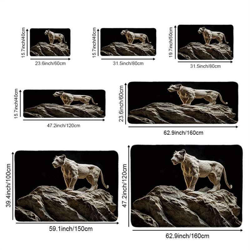 1Pc 120x160cm Floor Mat