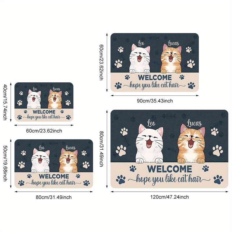 1Pc 20x31inch 50x80cm Floor Mat