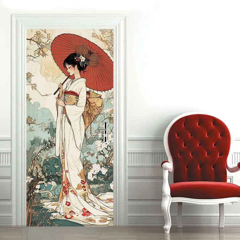 1Pc 76.96x199.9cm Door Window Sticker
