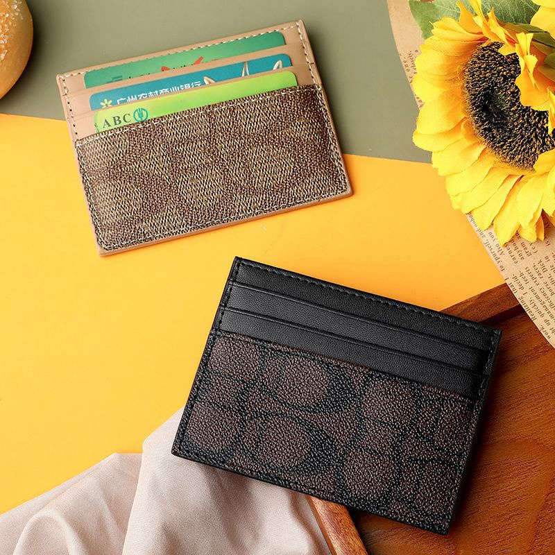 1pc Fashionable High-Quality Women'S Card Holder Featuring a Slim Design for Credit Cards Easy to