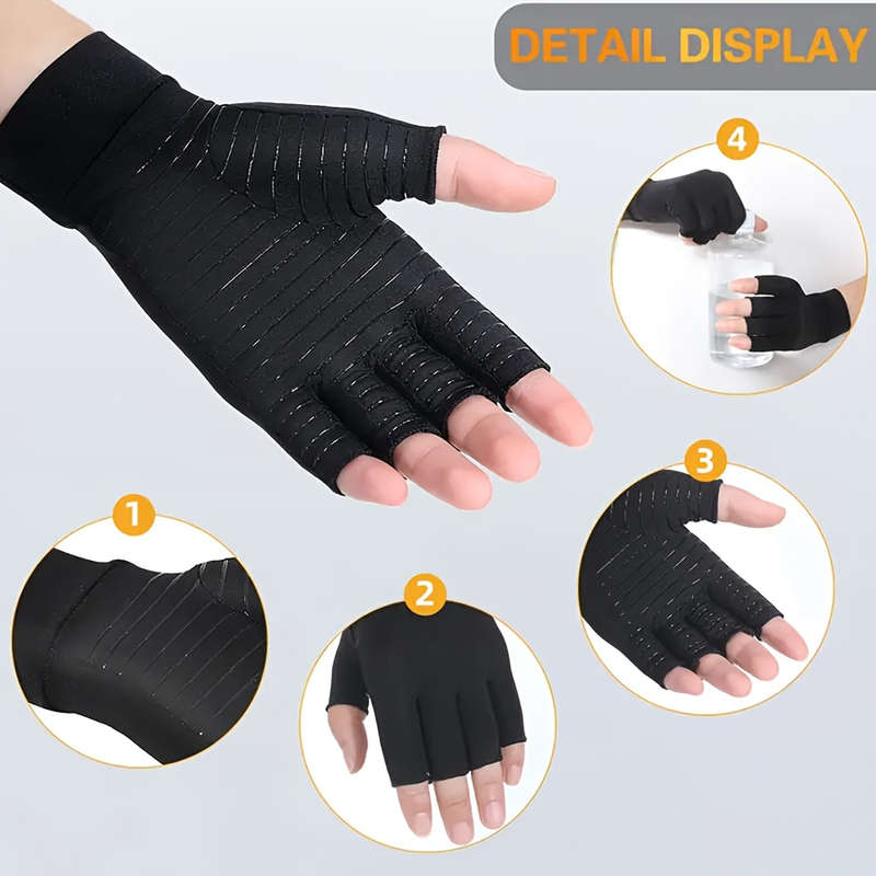 1 Pair Black Size XL Outdoor Sports Gloves