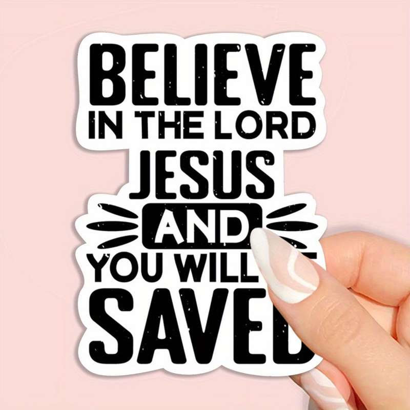 1pc Jesus Christian Themed Stickers