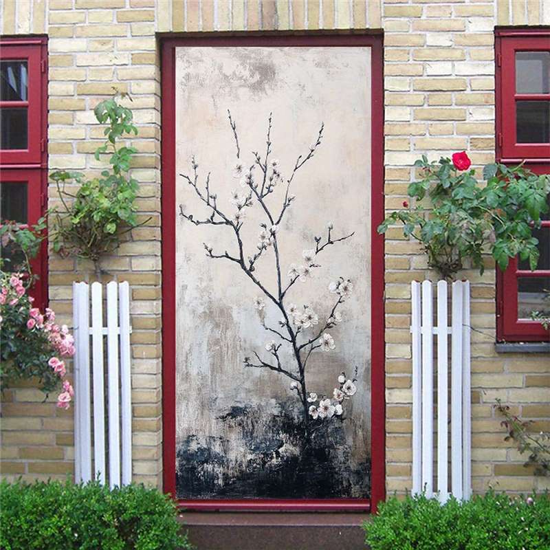1Pc 95.0x214.88cm Door Window Sticker