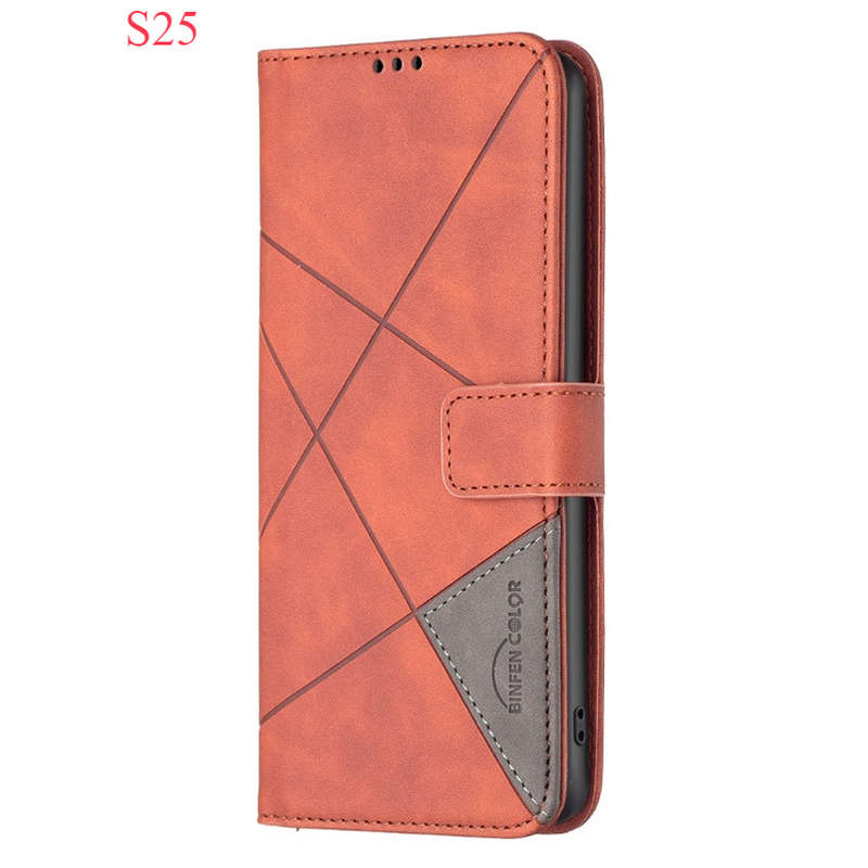 1pc A-Brown For Samsung Galaxy S25 Phone Cases