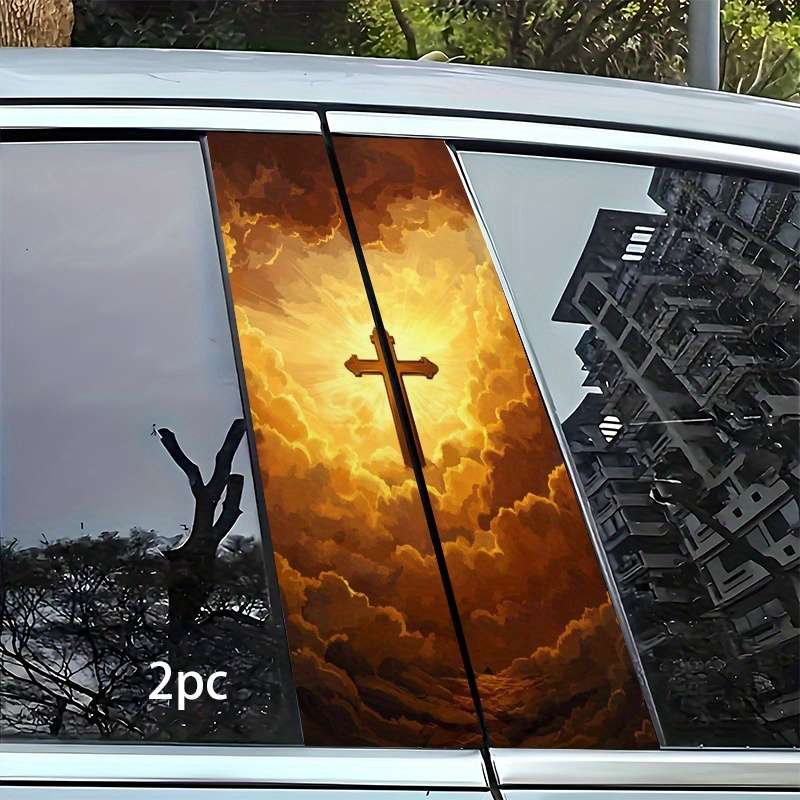 2pc  Jesus Christian Themed Stickers
