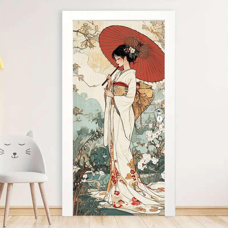 1Pc 76.96x199.9cm Door Window Sticker