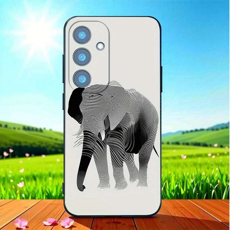 1pc Black For Samsung Galaxy A55 5G Phone Cases