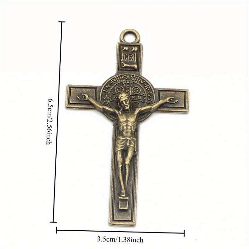 1 Piece Retro Cyan Jesus Theme Pendant