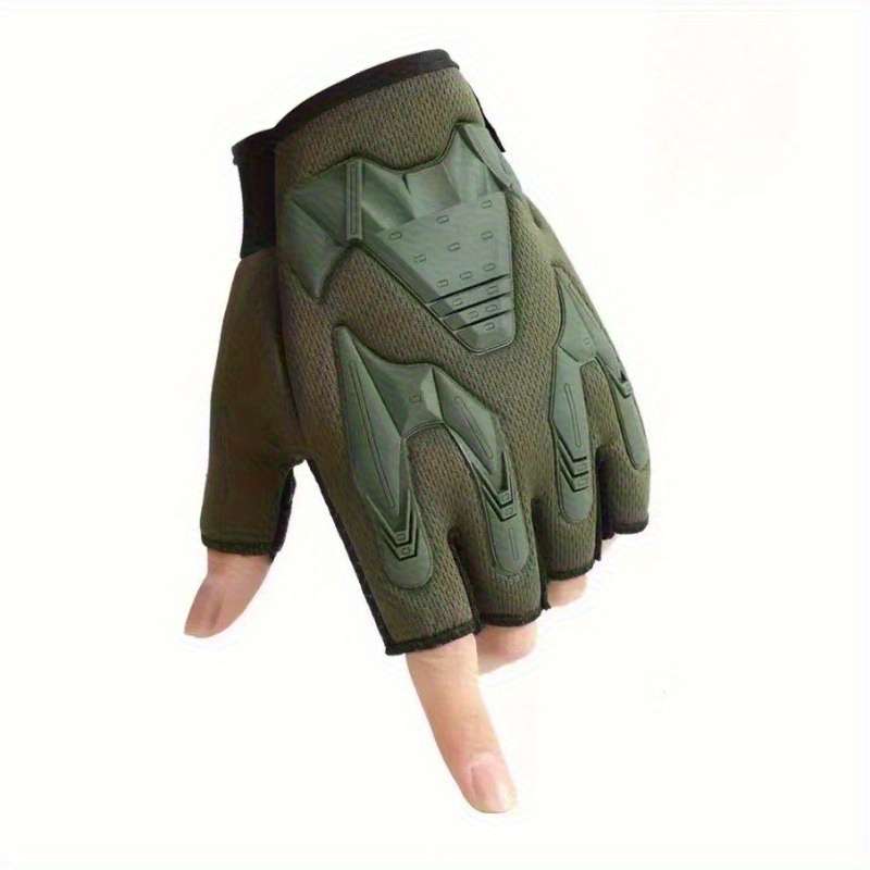 1 Pair Army Green One Size Outdoor Sports Gloves