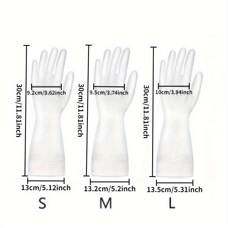 2 Pairs Size L Household Cleaning Gloves