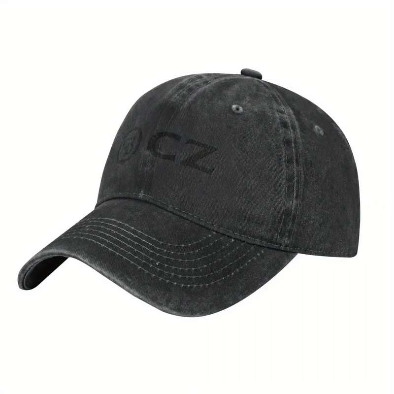 1pc Vintage Ceska Zbrojovka CZ Firearms Baseball Cap Unstructured Cotton Hat with Adjustable Buckl