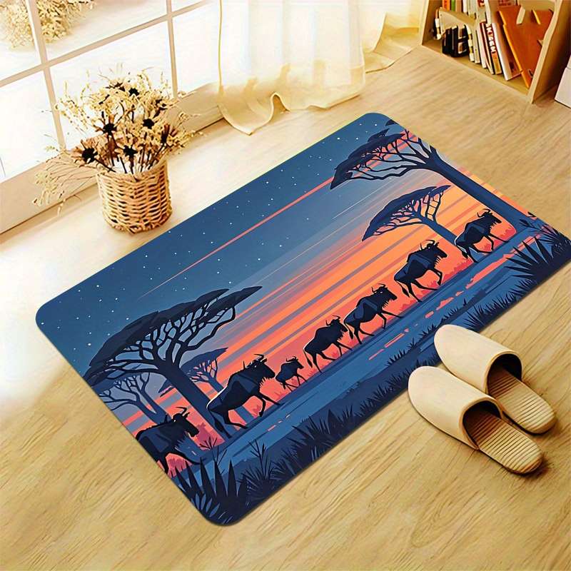 1Pc 23.62x35.43inch 60x90cm Floor Mat