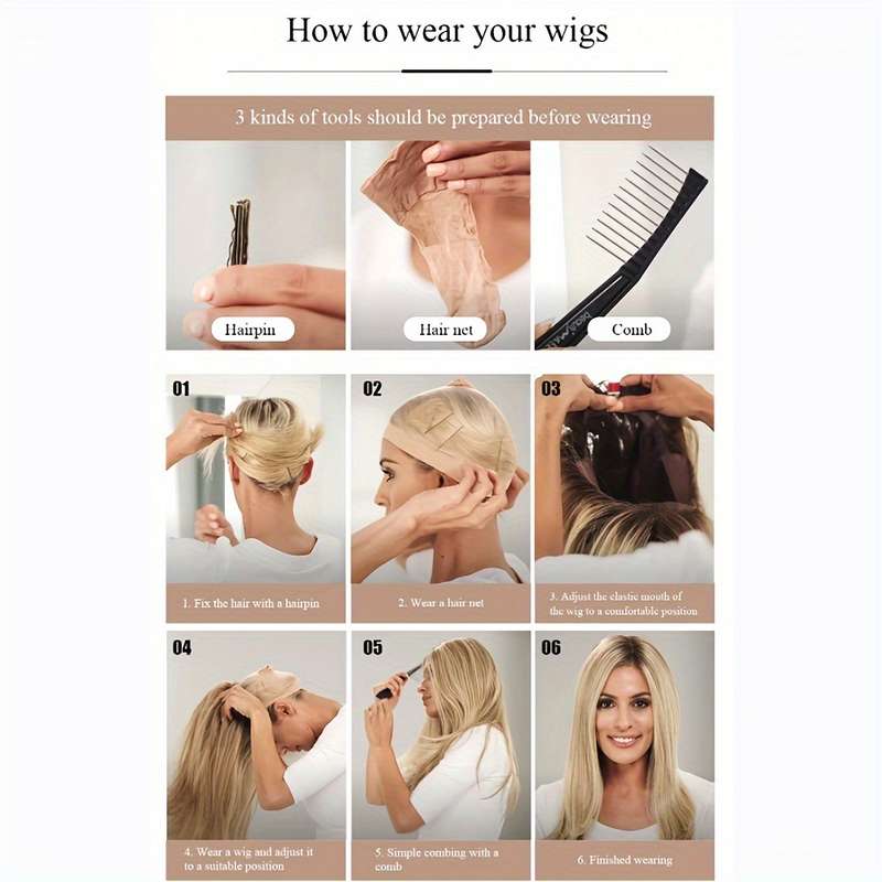 1Pc Black 50.8cm Fashion Design Wig