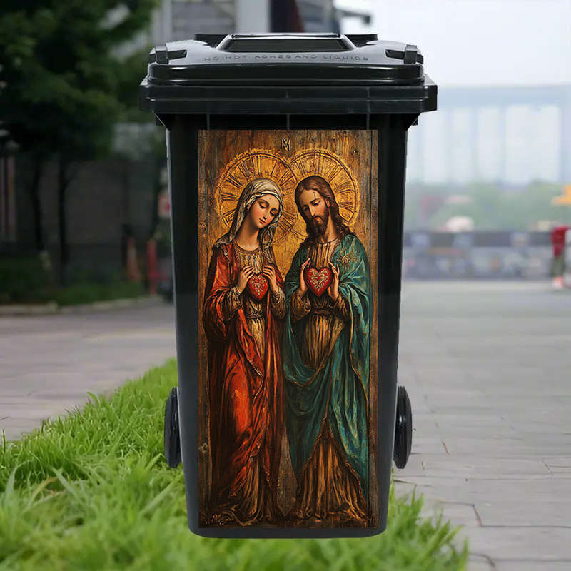 1pc 30.99x69.85cm Jesus Christian Themed Stickers