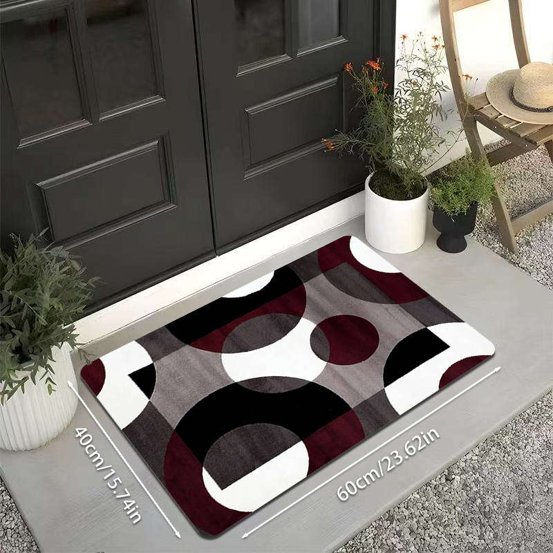 1Pc Flannel 60x160cm 23.62x62.99inch Floor Mat