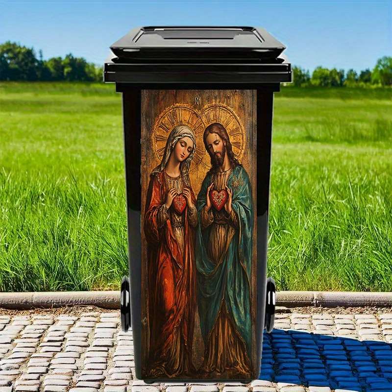 1pc 30.99x69.85cm Jesus Christian Themed Stickers
