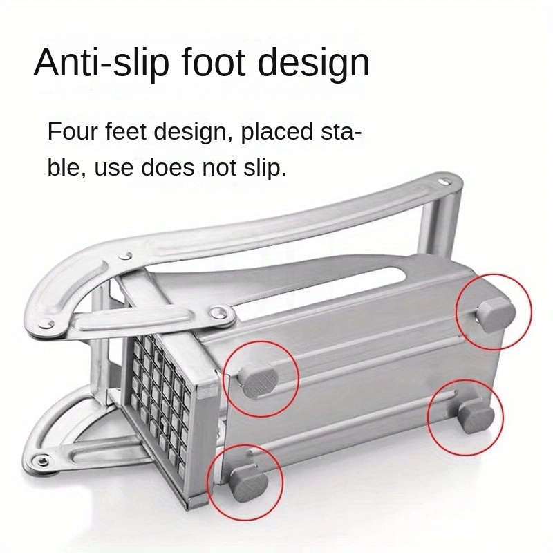 1pc Stainless Steel Fruit Knife Vegetable Knife French Fry Knife Potato Slicer Vegetable Choppe