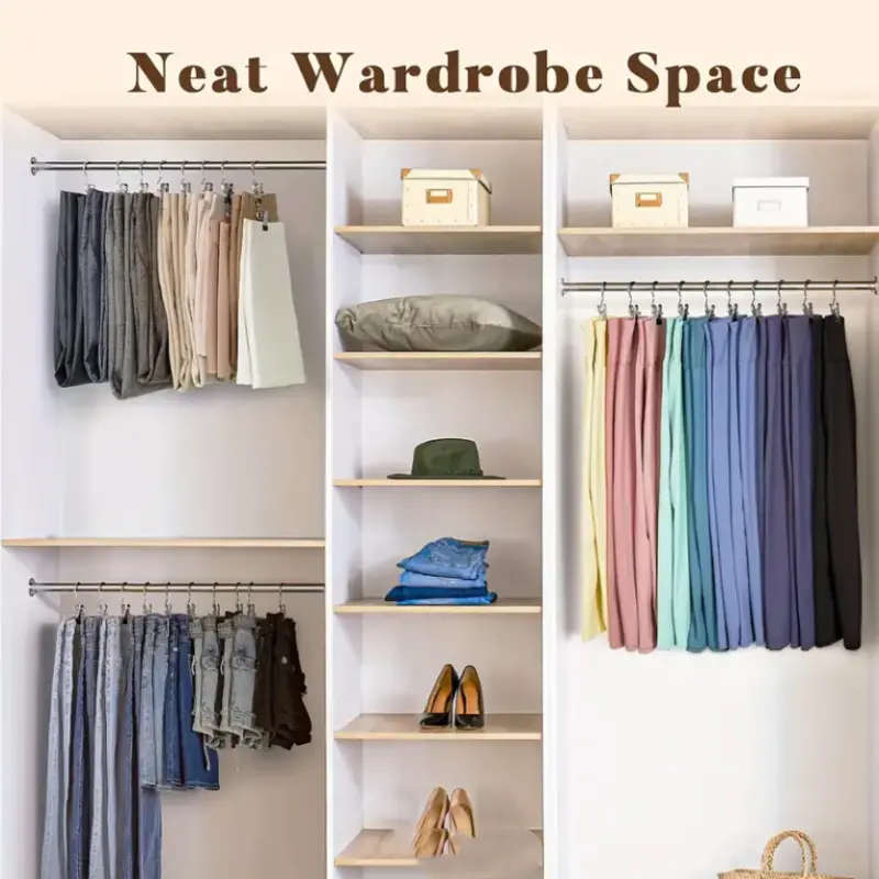 10 Hooks And Hangers For Hanging Heavy Objects Space Saving Pants Clothes Hanger Laundry Clips With