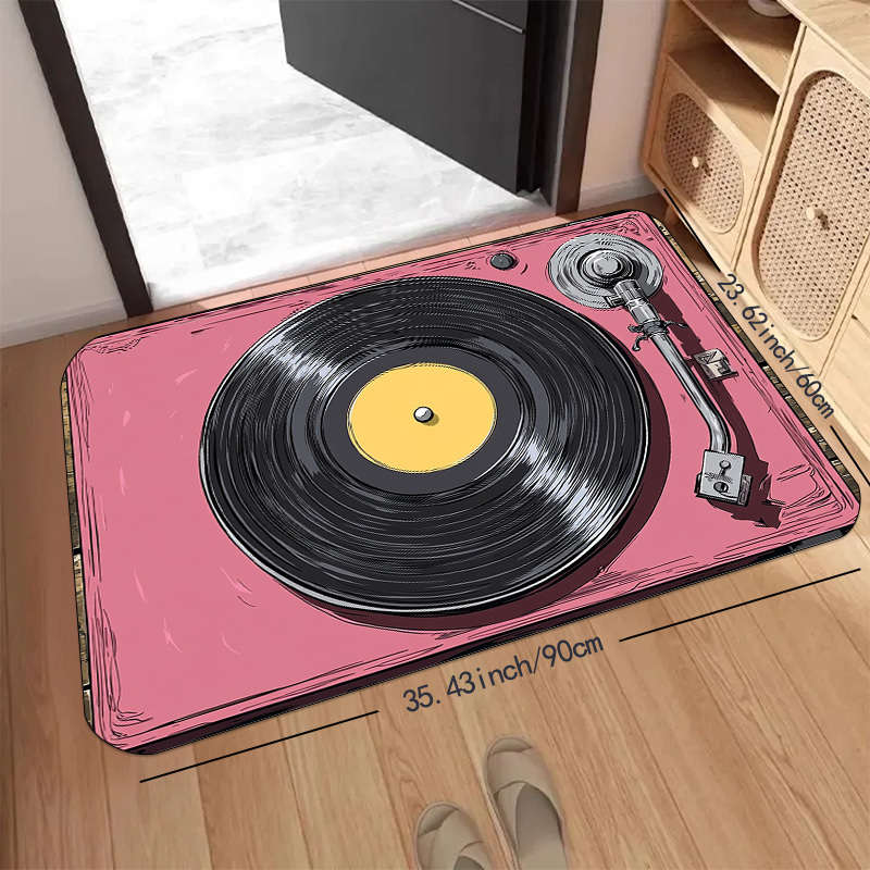 1Pc Pink 15.7x23.62inch 40x60cm Floor Mat