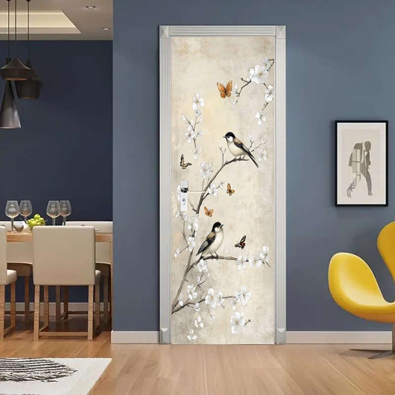 1Pc 95.0x209.8cm Door Window Sticker