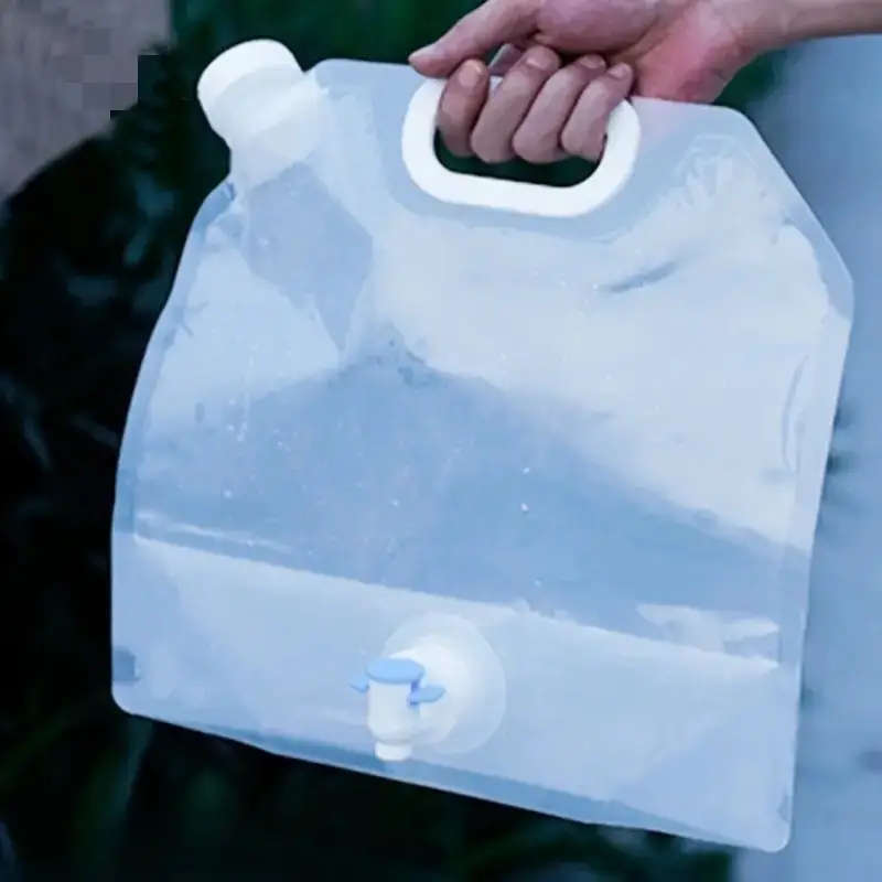 1pc 10L Ultra-Large Leak-Proof Foldable Water Bag Durable Portable Convenient for Camping and Outdoo