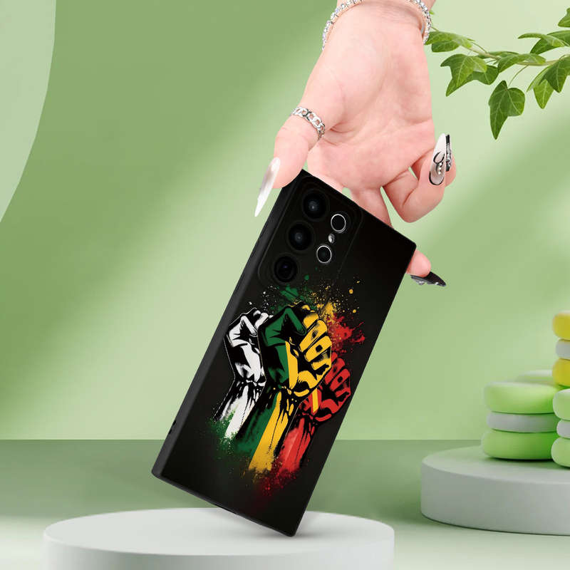 1pc Black For Samsung Galaxy A52 Phone Cases
