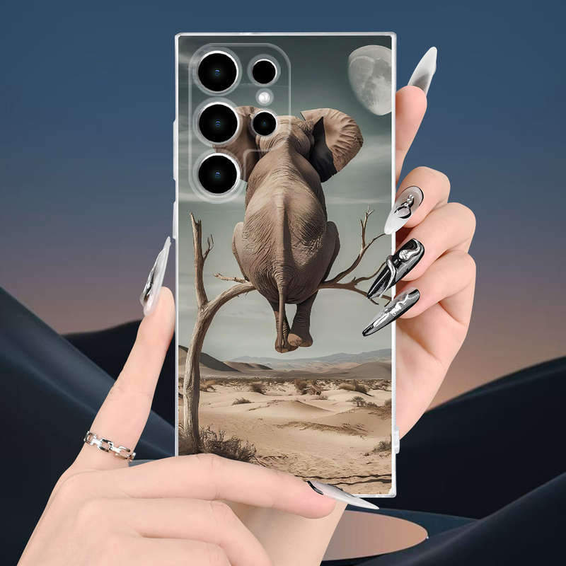 1pc Transparent For Samsung Galaxy S25 Ultra Phone Cases