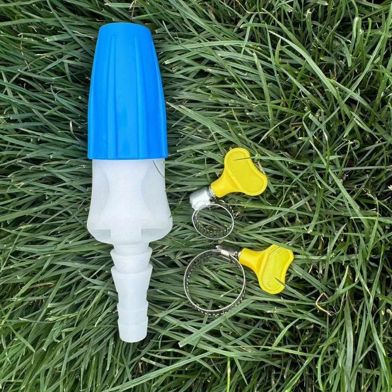 2Pcs Of 6 Minutes 2.54cm Abs Plastic Garden Hose Nozzle Sprayer Gun