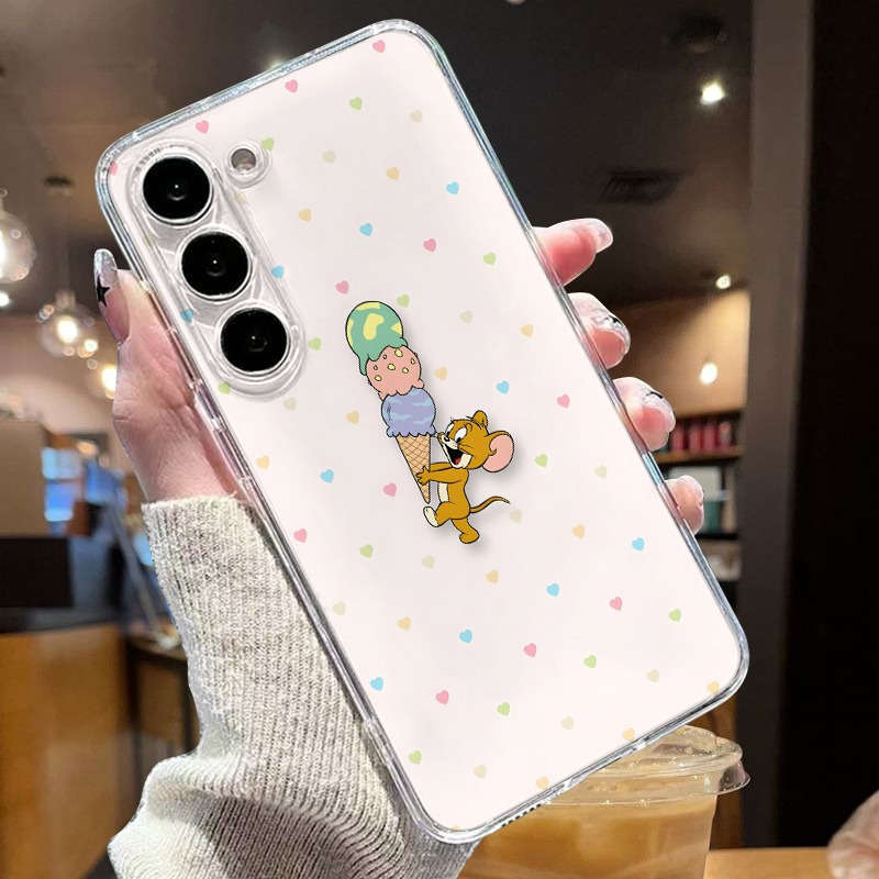 1Ps Transparent For Samsung Galaxy S21 Fe 5G Phone Cases