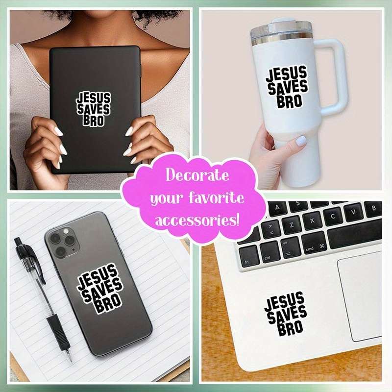 1pc Jesus Christian Themed Stickers
