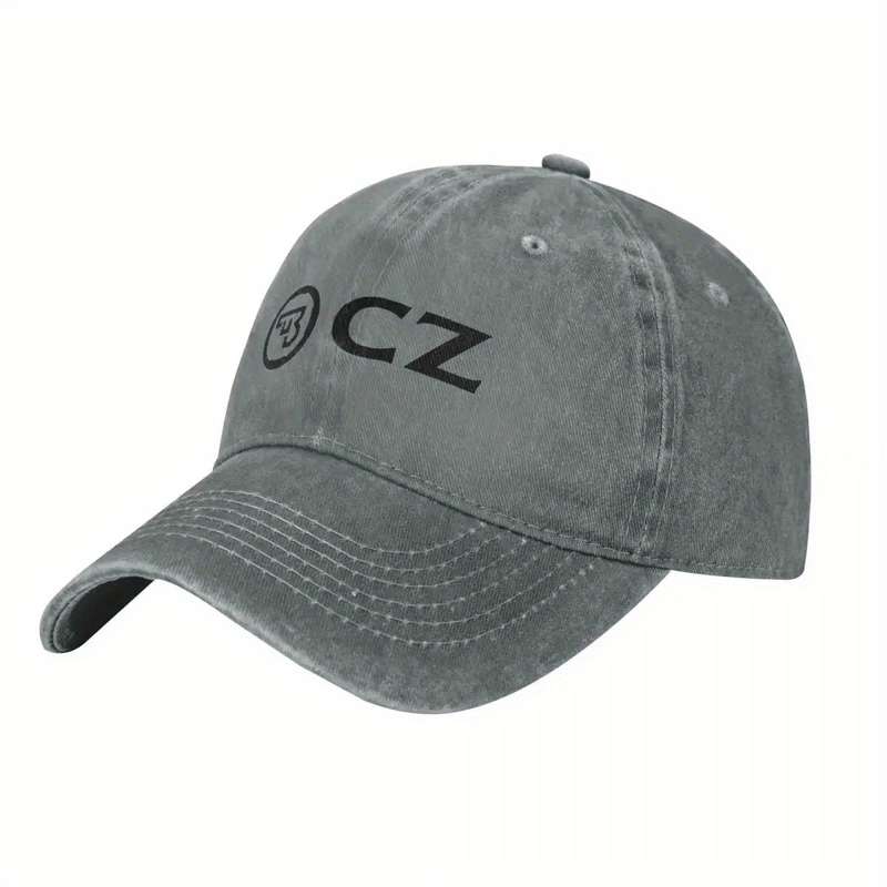 1pc Vintage Ceska Zbrojovka CZ Firearms Baseball Cap Unstructured Cotton Hat with Adjustable Buckl