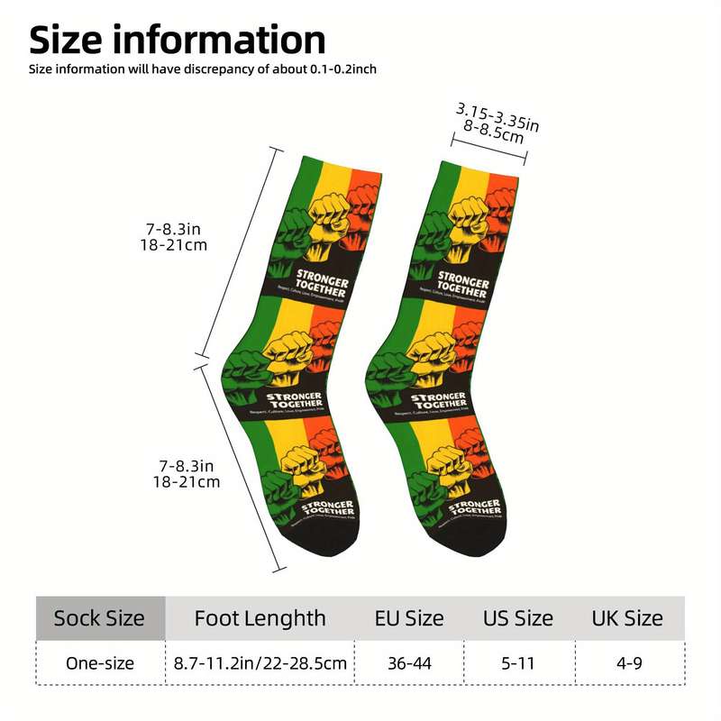 1 Pair Multicolor One Size Socks