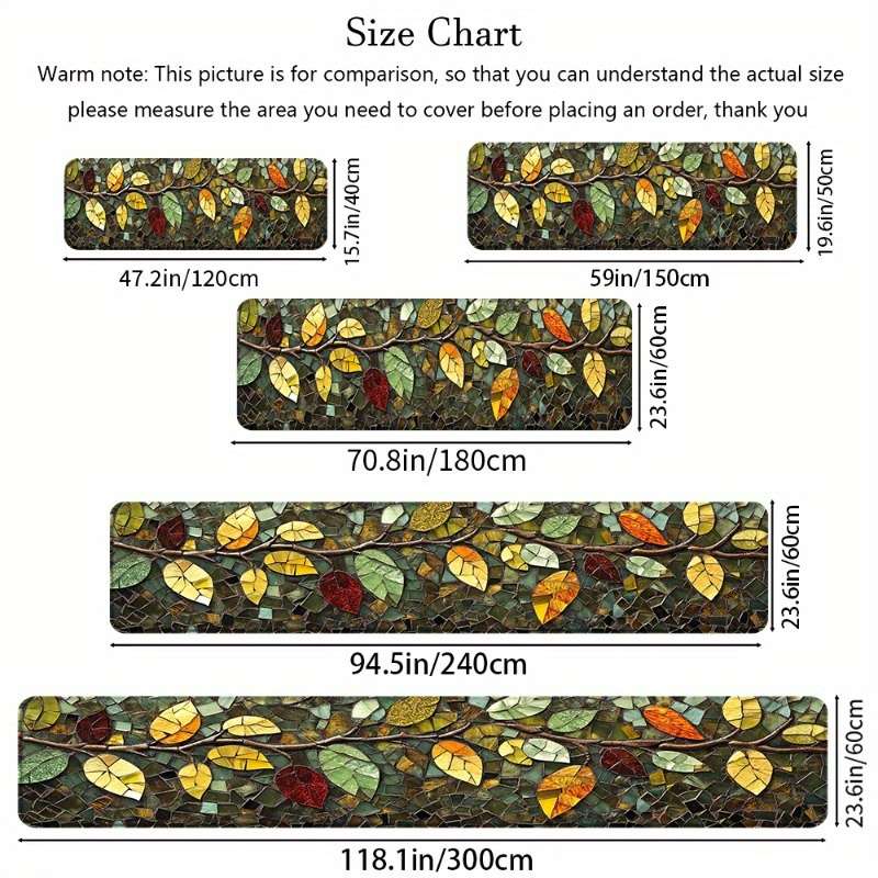 1Pc 16x74inch 40x120cm Floor Mat