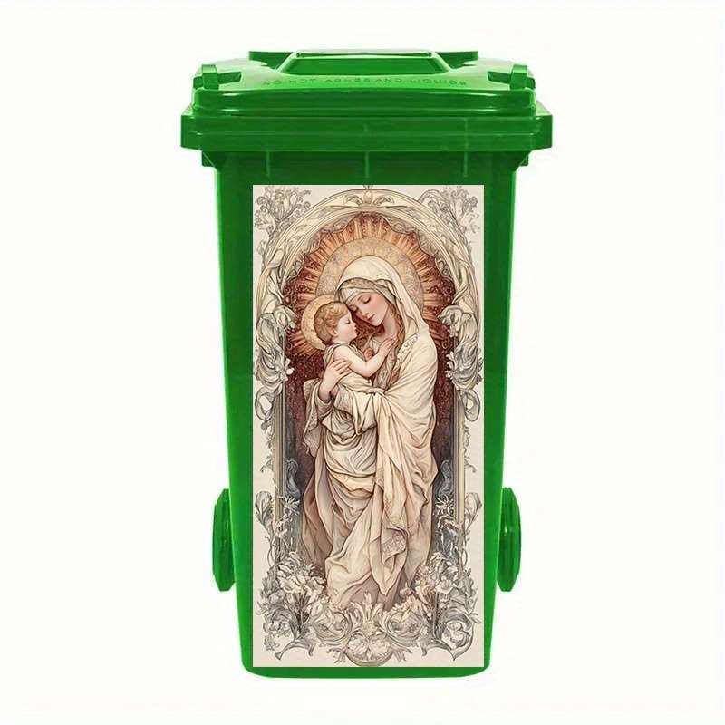 1pc 30.99x69.85cm Jesus Christian Themed Stickers