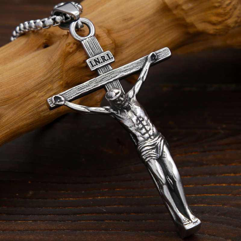 1 Piece Cross Necklace Jesus Theme Pendant