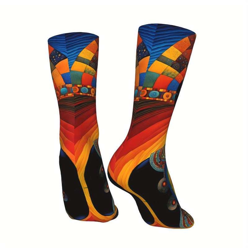 1 Pair Multicolor One Size Socks