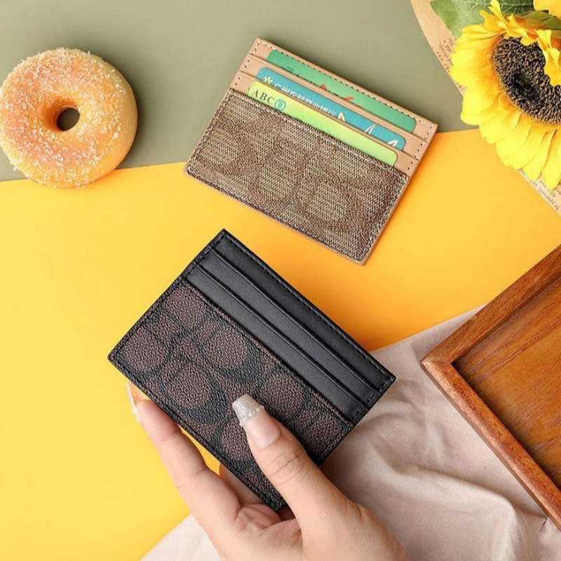 1pc Fashionable High-Quality Women'S Card Holder Featuring a Slim Design for Credit Cards Easy to