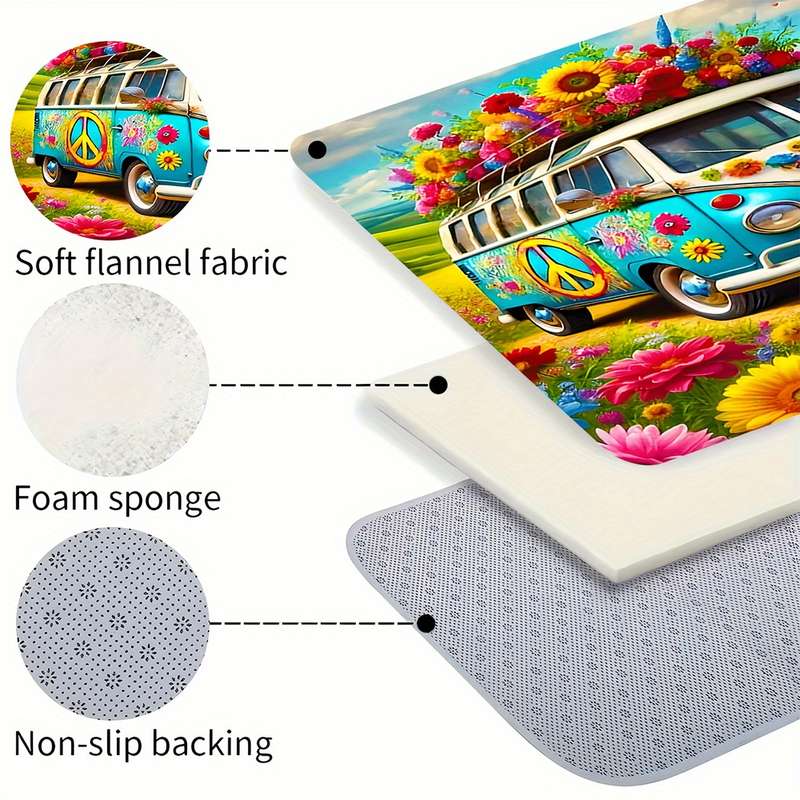 1Pc 31.5x31.5inch 80x80cm Floor Mat