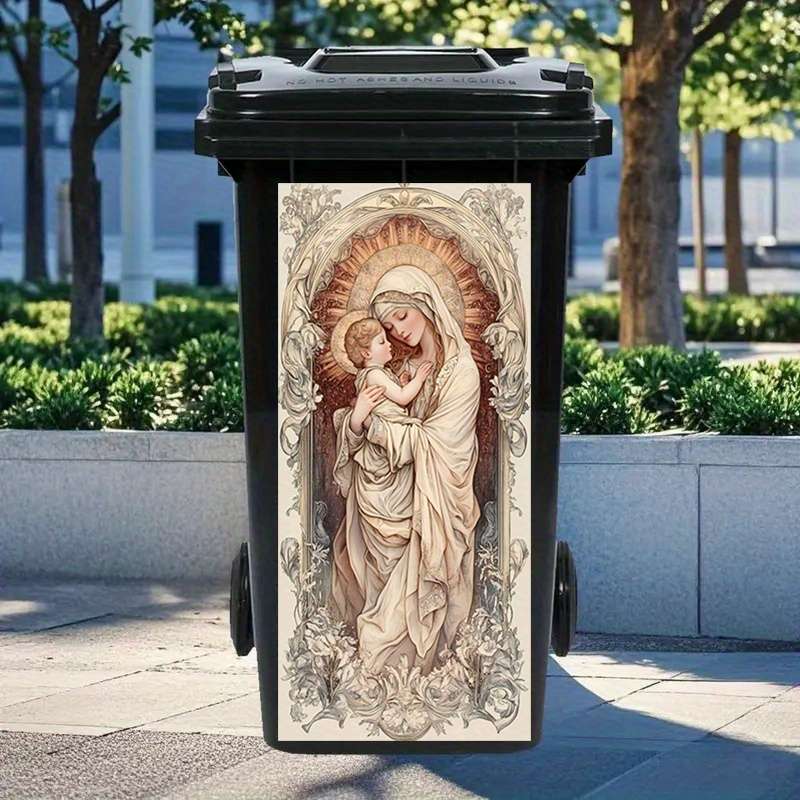 1pc 30.99x69.85cm Jesus Christian Themed Stickers