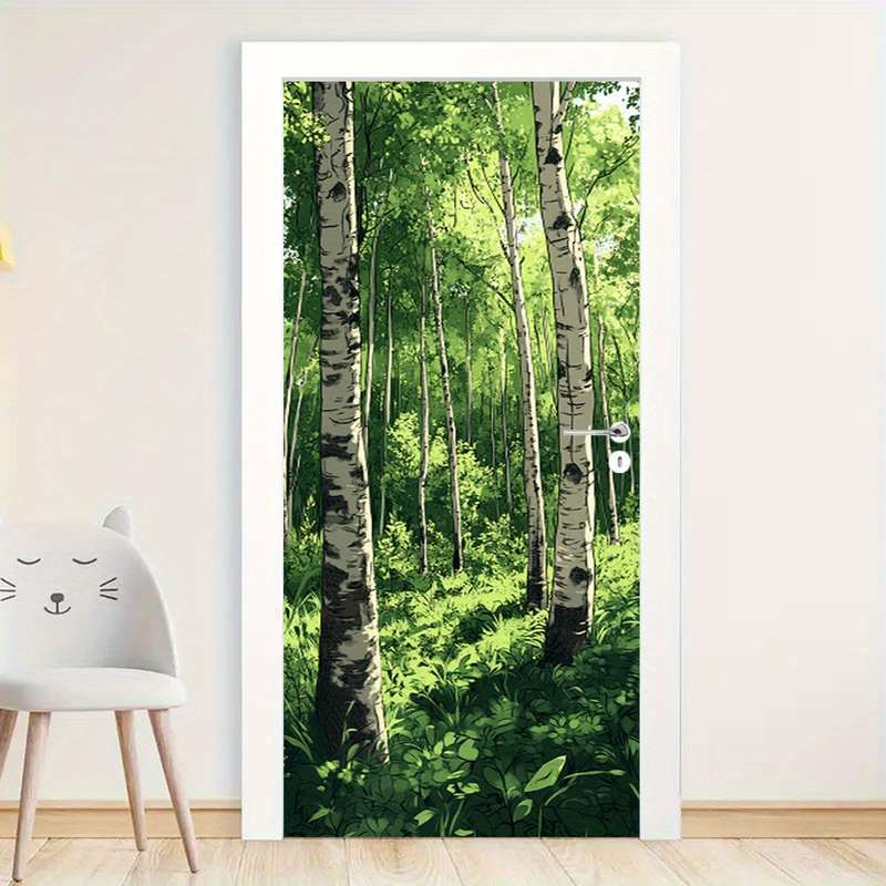 1Pc 76.96x199.9cm Door Window Sticker