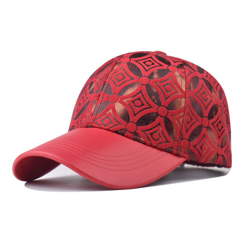 1pc Breathable Hat| Adjustable Plaid Baseball Cap with Lace Pattern Back Lightweight Breathable