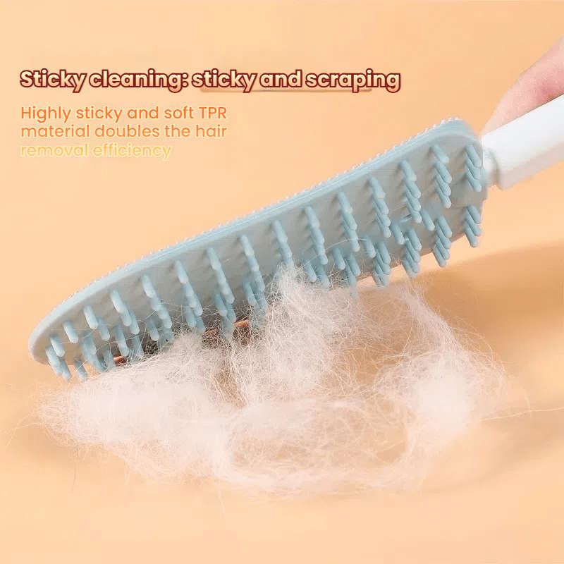 1pc Ice Cream Comb Yellow Pet Comb