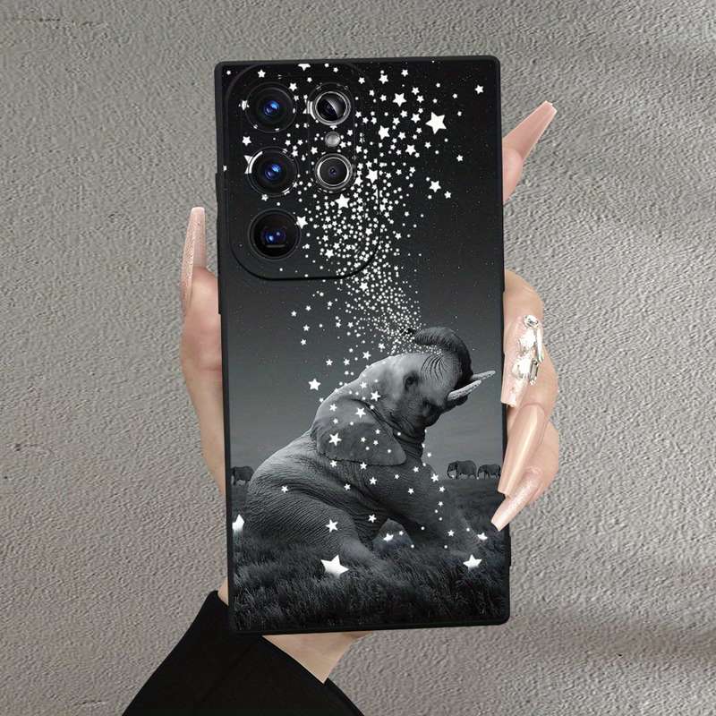 1pc Black For Samsung Galaxy Note 20 Phone Cases