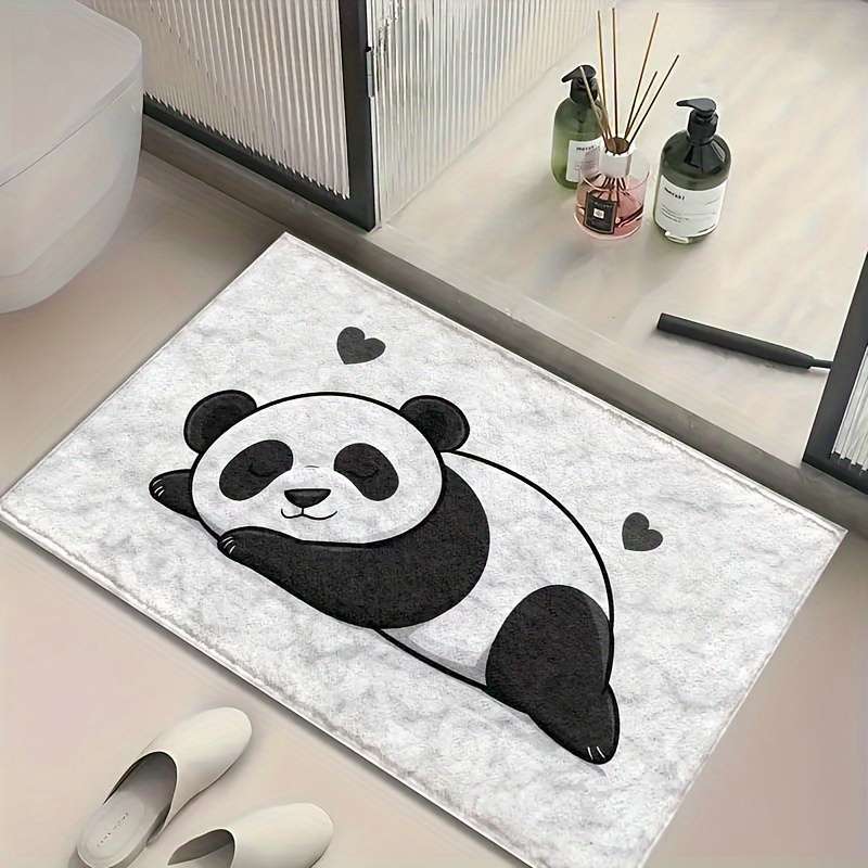 1Pc 19.69x31.5inch 50x80cm Panda Floor Mat