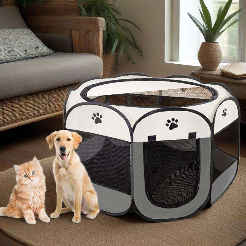 1pc Coffee color size Dimensions: 114 x 114 x 58 cmPet Cage