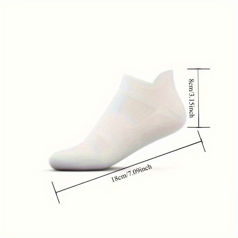 5 Pairs White One Size High Elastic Socks