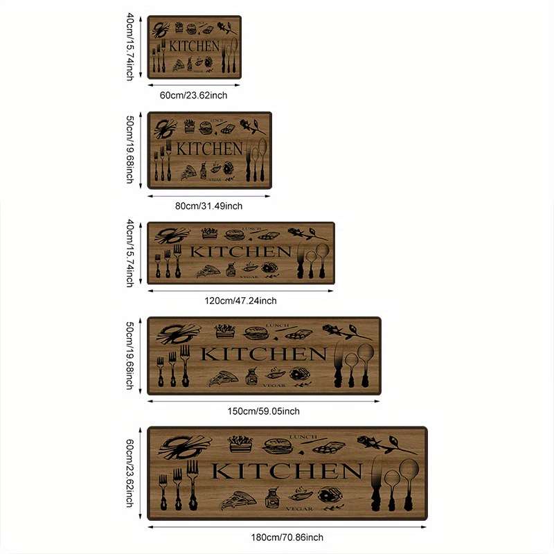 1Pc 23.6x70.9inch 60x180cm Floor Mat