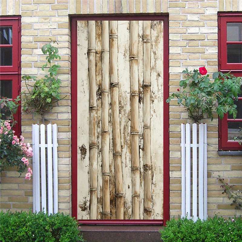1Pc 76.96x199.9cm Door Window Sticker
