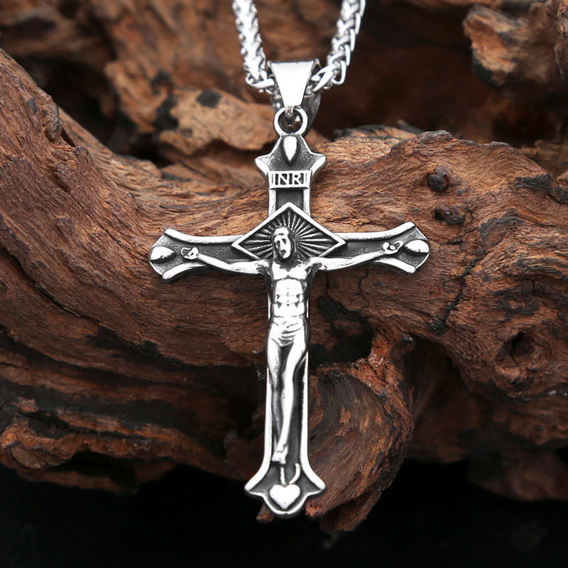 1 Piece 60cm Chain Add Pendant Jesus Theme Pendant
